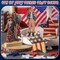 4 Pcs Veterans Day Patriotic Tiered Tray Decor Veterans wooden Tabletop Decorations Farmhouse Stars Centerpiece Wood Signs Lady Liberty Signs Standing Blocks Red White Blue(Flag)